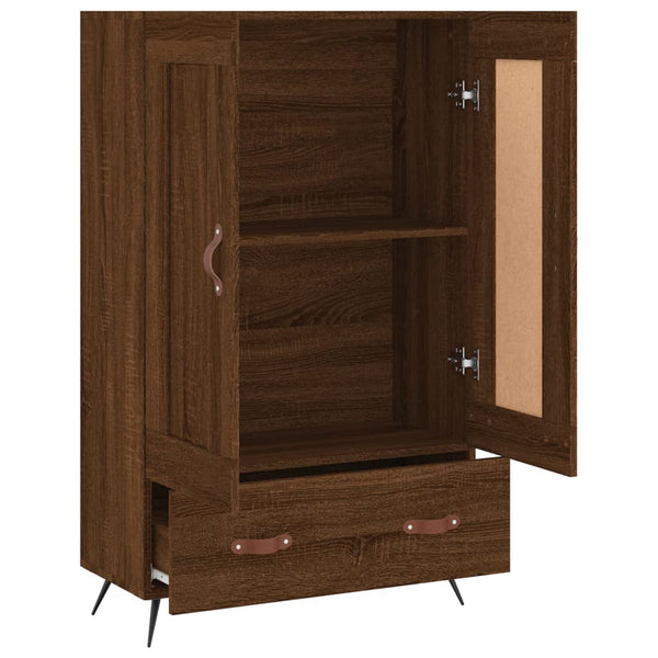 Highboard Braun Eichen-Optik 69,5 cm