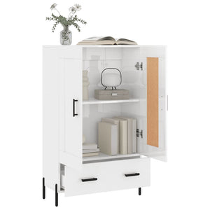 Hochglanz Highboard Weiß 69,5x31x115cm