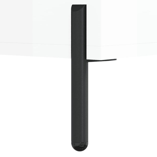 Hochglanz Highboard Weiß 69,5x31x115cm