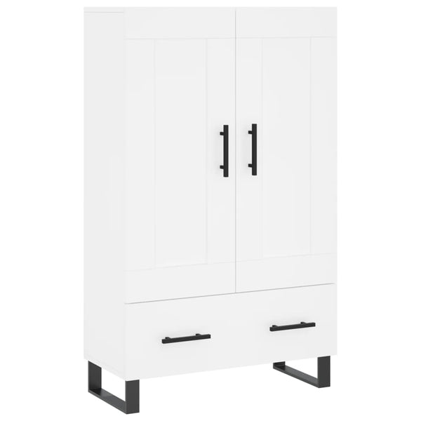 Weißes Highboard 69,5x31x115 cm