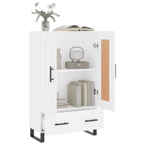 Weißes Highboard 69,5x31x115 cm