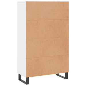 Weißes Highboard 69,5x31x115 cm