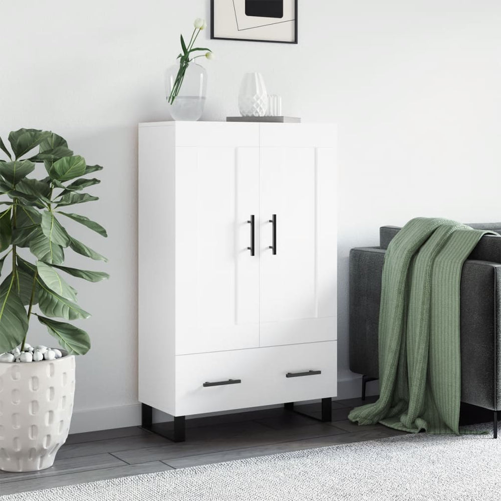 Weißes Highboard 69,5x31x115 cm
