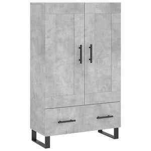 Betongraues Highboard 69,5x31x115 cm