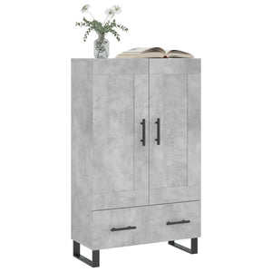 Betongraues Highboard 69,5x31x115 cm