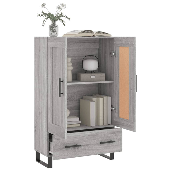 Highboard Grau Sonoma 69,5x31x115 cm
