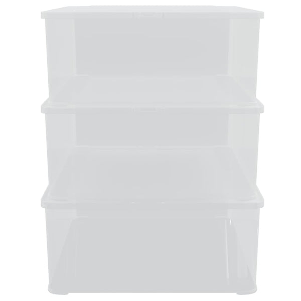 Aufbewahrungsboxen Kunststoff 3 Stk. 25 L Stapelbar