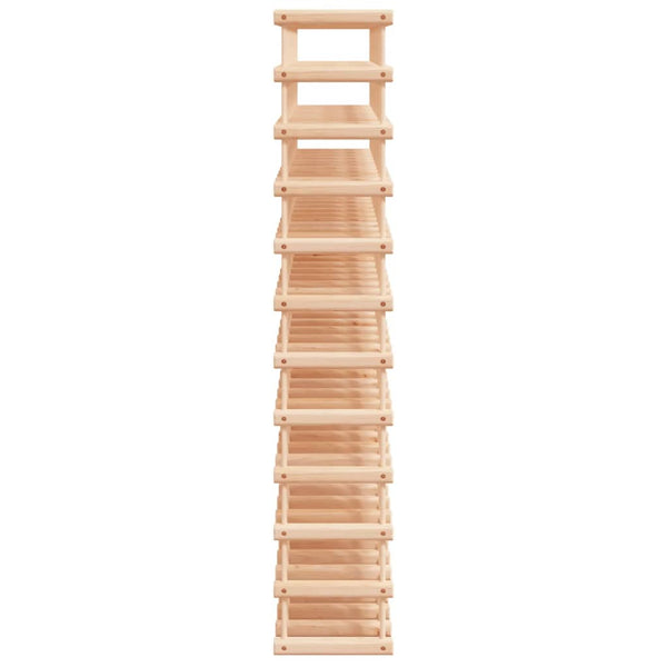 vidaXL Casier à bouteilles pour 120 bouteilles 112,5x23x123,5 cm Bois de pin massif