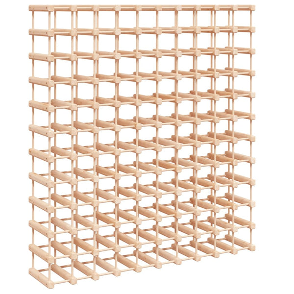 vidaXL Casier à bouteilles pour 120 bouteilles 112,5x23x123,5 cm Bois de pin massif