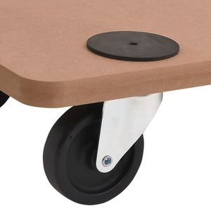 Rollbretter 6 Stk. Rechteckig Holzwerkstoff