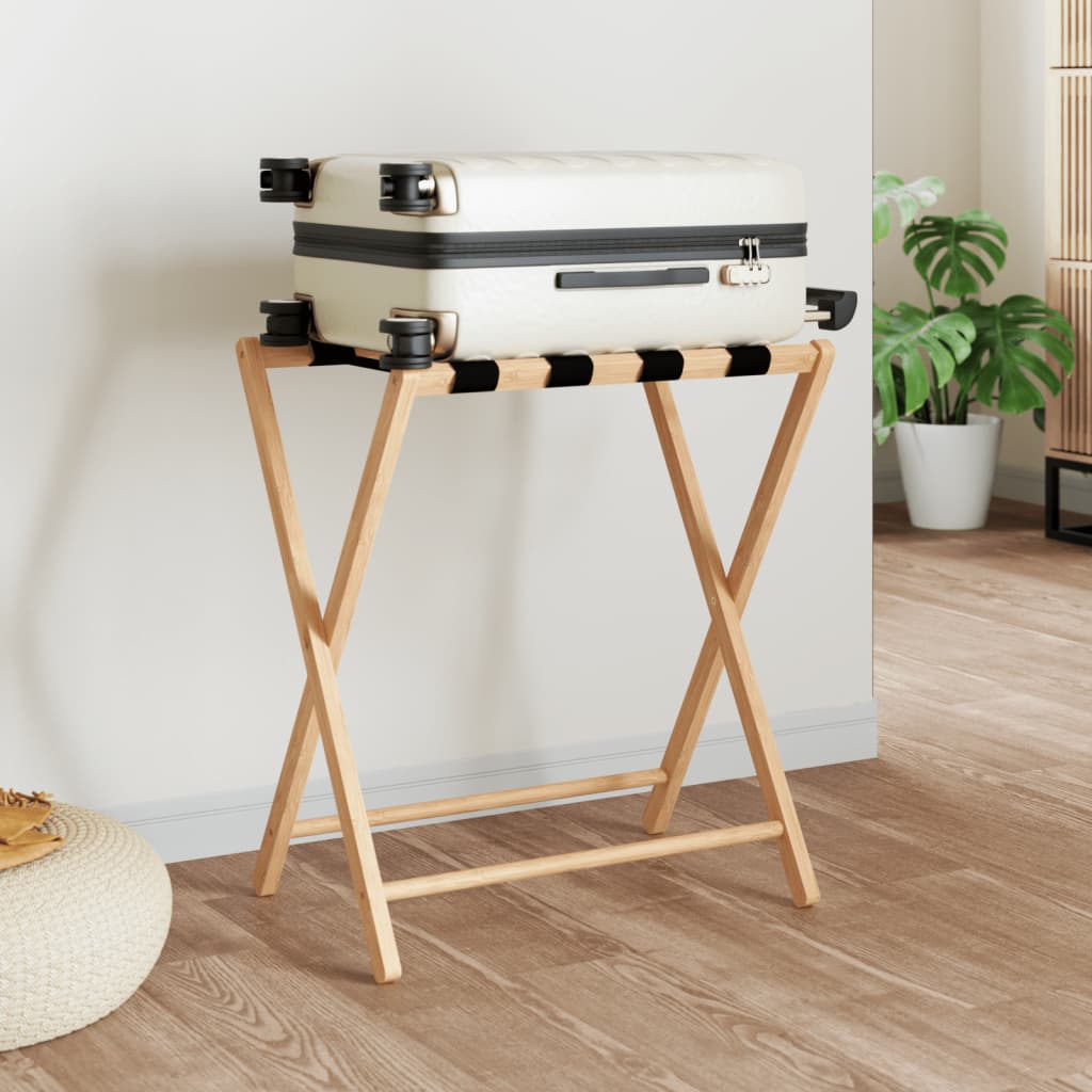 Bambus Gepäckablage, Klappbar 68,5 cm