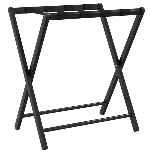 Gepäckablage Bambus Schwarz 68,5 cm