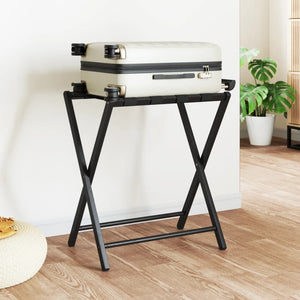 Gepäckablage Bambus Schwarz 68,5 cm