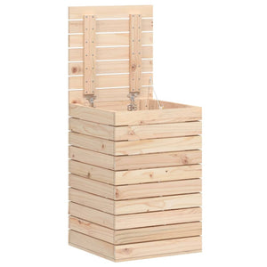 Wäschetruhe Kiefer Massivholz 44x44x66cm