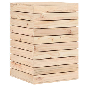 Wäschetruhe Kiefer Massivholz 44x44x66cm
