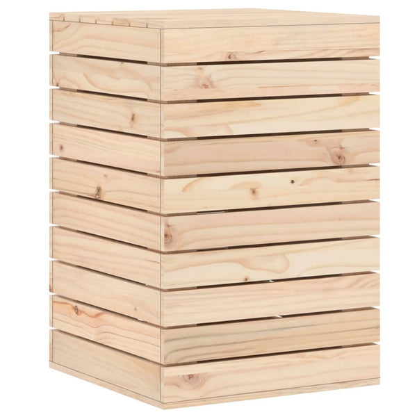 Wäschetruhe Kiefer Massivholz 44x44x66cm
