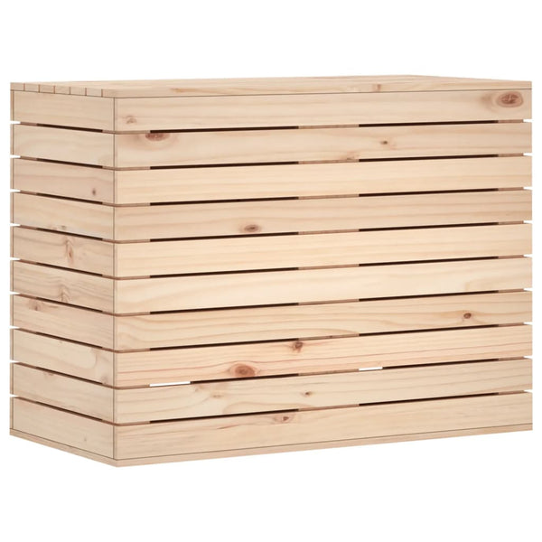 Massivholz Wäschetruhe Kiefer 88,5 cm