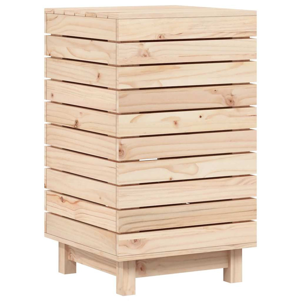 Kiefernholz Wäschetruhe 44x44x76 cm