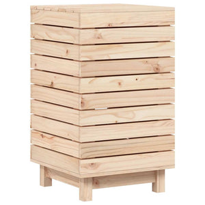 Kiefernholz Wäschetruhe 44x44x76 cm
