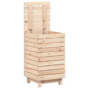 Kiefernholz Wäschetruhe 44x44x76 cm