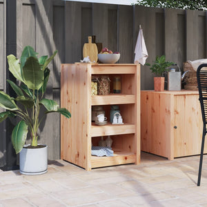 Outdoor Küchenschrank Kiefer Massivholz 55x92cm
