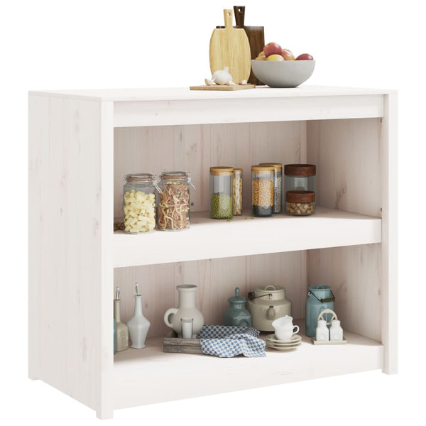 Outdoor Küchenschrank Weiß Kiefer Massivholz