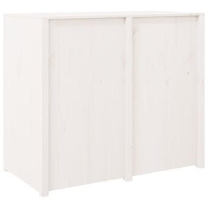 Outdoor Küchenschrank Weiß Kiefer Massivholz