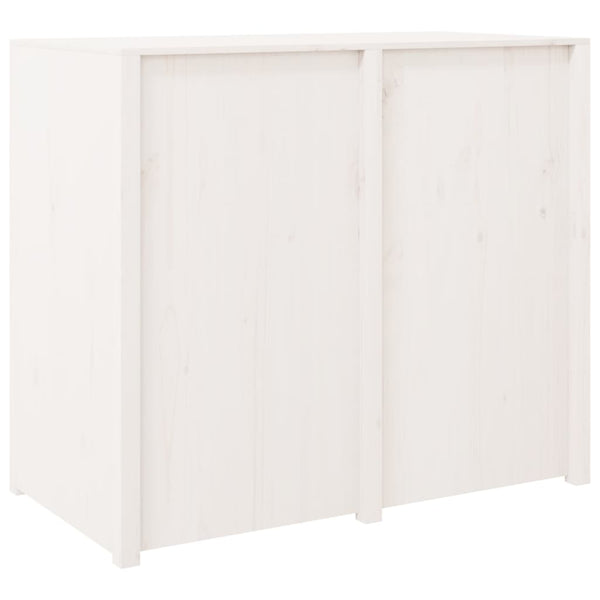Outdoor Küchenschrank Weiß Kiefer Massivholz