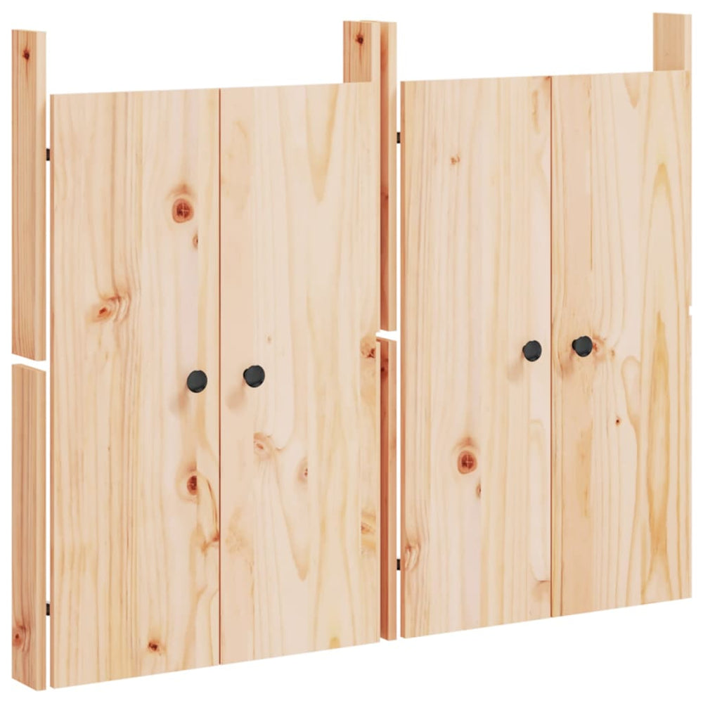 Outdoor-Küche Türen 2er Set Kiefer 50x82cm