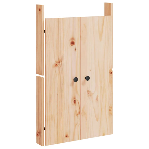 Outdoor-Küche Türen 2er Set Kiefer 50x82cm