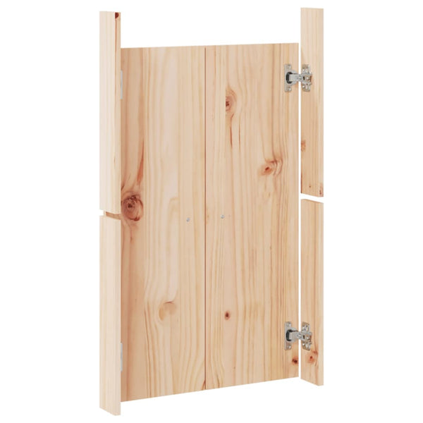 Outdoor-Küche Türen 2er Set Kiefer 50x82cm