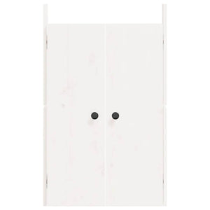 MEPPEL Outdoor-Küche Türen Weiß 50x9x82cm Kiefer Massivholz