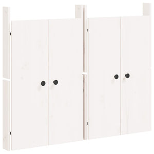 Outdoor-Küche Türen Weiß Kiefer 50x82cm 2er-Set
