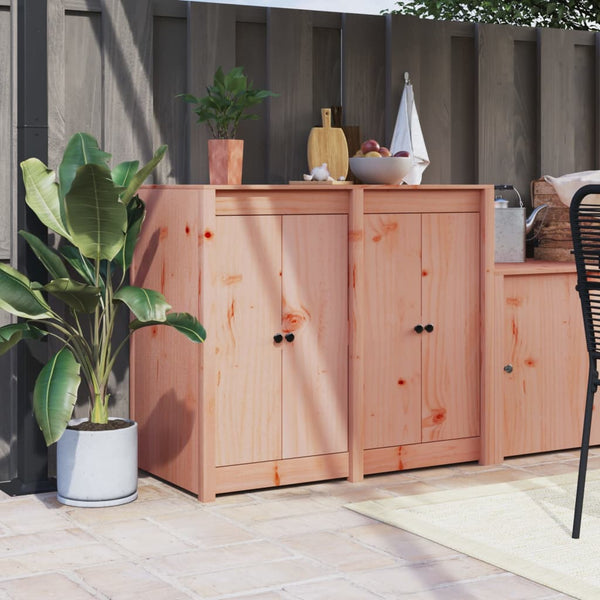 Douglasie Türen für Outdoor-Küche 50x82cm, 2er Set