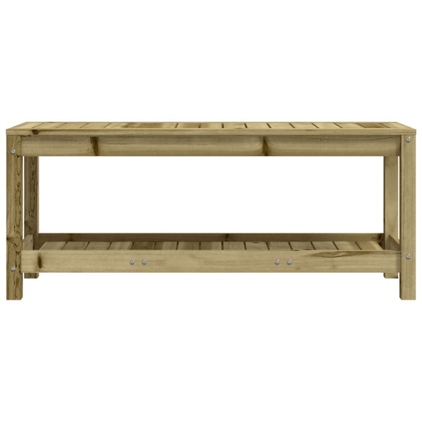 Gartenbank aus imprägniertem Kiefernholz, 108 cm