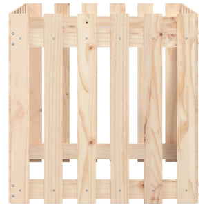 Holz Pflanzkübel Lattenzaun 60x60x60cm