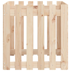 Holz Pflanzkübel Lattenzaun 60x60x60cm