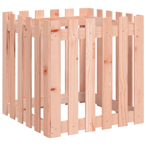 Holz Pflanzkübel Lattenzaun Design 60x60x60cm