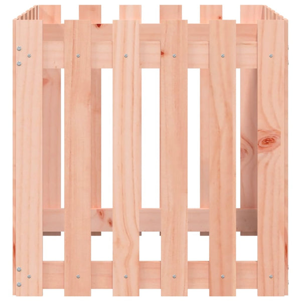 Holz Pflanzkübel Lattenzaun Design 60x60x60cm