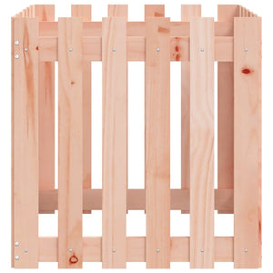 Holz Pflanzkübel Lattenzaun Design 60x60x60cm