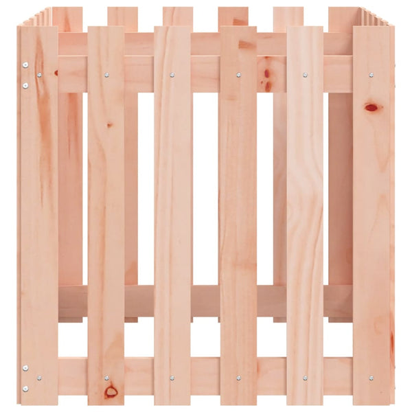 Holz Pflanzkübel Lattenzaun Design 60x60x60cm
