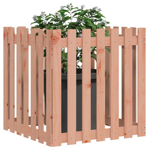 Holz Pflanzkübel Lattenzaun Design 70x70x70 cm