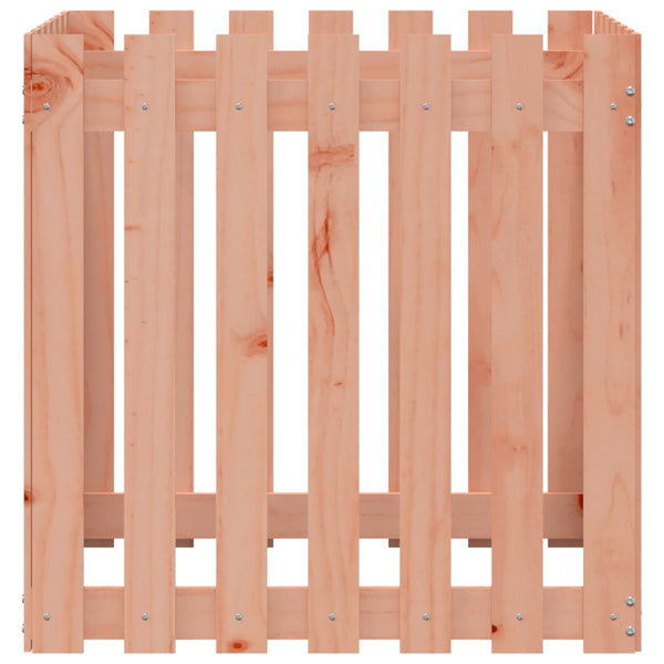 Holz Pflanzkübel Lattenzaun Design 70x70x70 cm