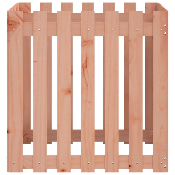 Holz Pflanzkübel Lattenzaun Design 70x70x70 cm