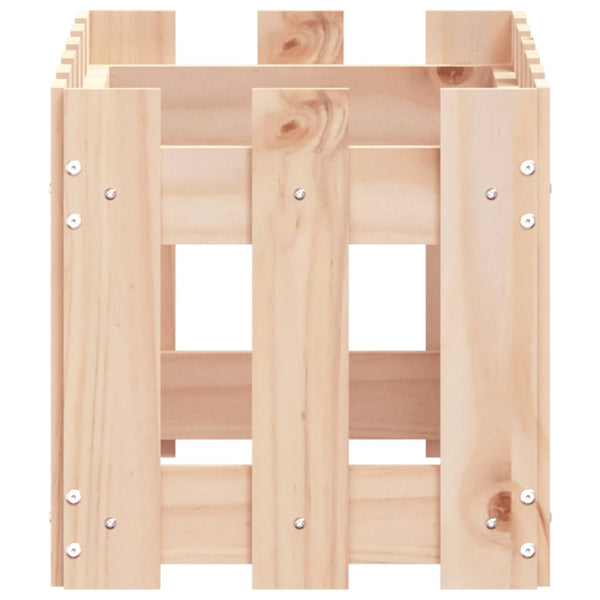 Holz Pflanzkübel Lattenzaun Design 60x30x30cm