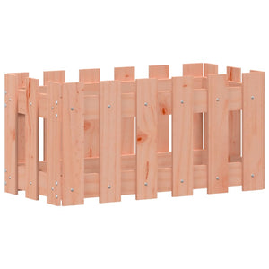 Holz Pflanzkübel Lattenzaun Design 60x30x30 cm