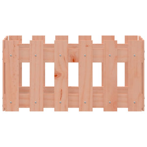 Holz Pflanzkübel Lattenzaun Design 60x30x30 cm