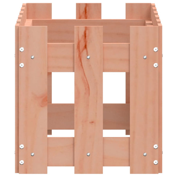Holz Pflanzkübel Lattenzaun Design 60x30x30 cm