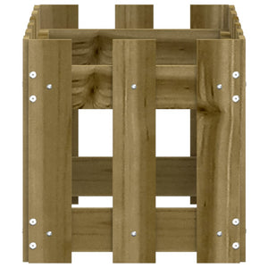 Pflanzkübel Kiefer Holz 60x30x30 cm