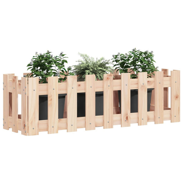 Hochbeet Lattenzaun Kiefer 100x30x30 cm